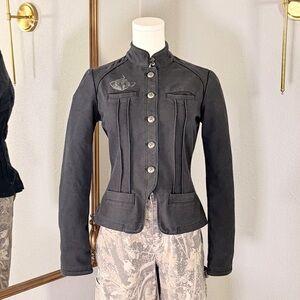 Vtg 00s Oakley Archive Military Jacket M Gorpcore Techwear Cyber Y2K Graphic